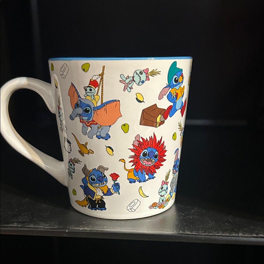 Disney Stitch Character Mug - White and Blue